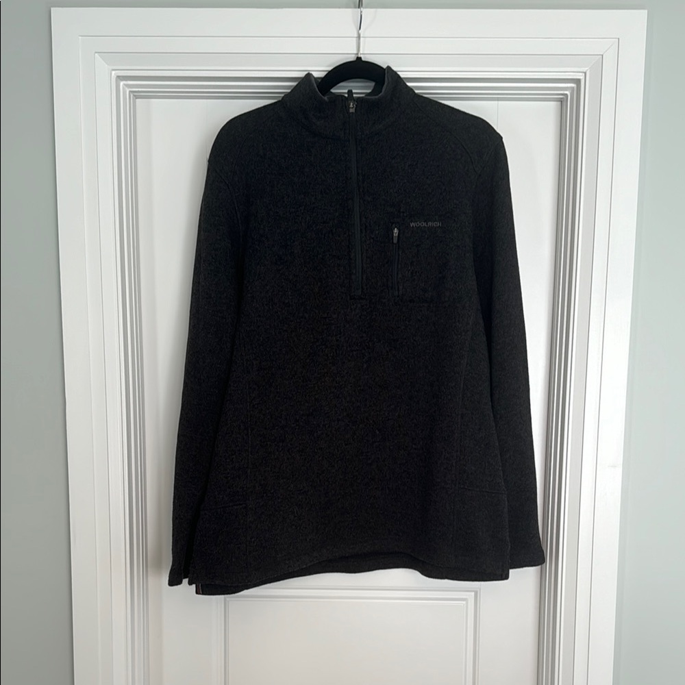 Woolrich Men's Black Pullover Sweater